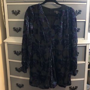 Adelyn Rae Velvet Burnout Romper